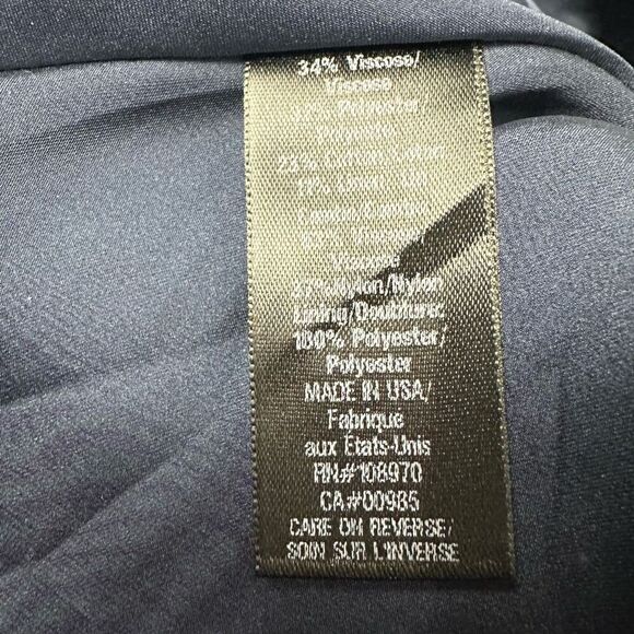 Z Spoke by Zac Posen Dark Blue & Tan Skirt size 12 - Picture 7 of 8